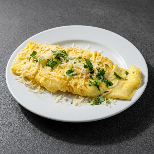 Three Cheese Omelet.