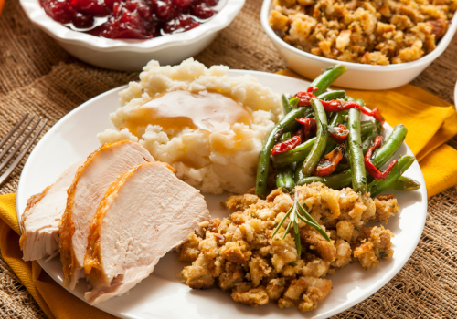 Thanksgiving dinner website image